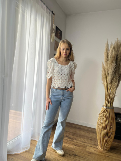 Dżinsy dzwony (jasne)