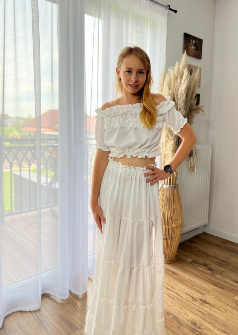 Komplet top + spódniczka