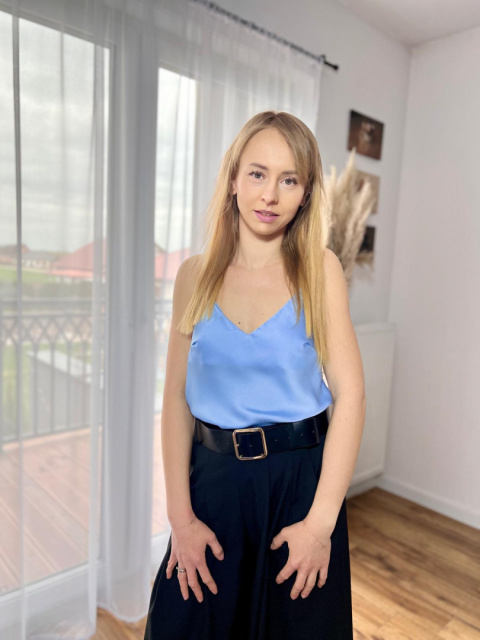 Satynowy top Satynowy top